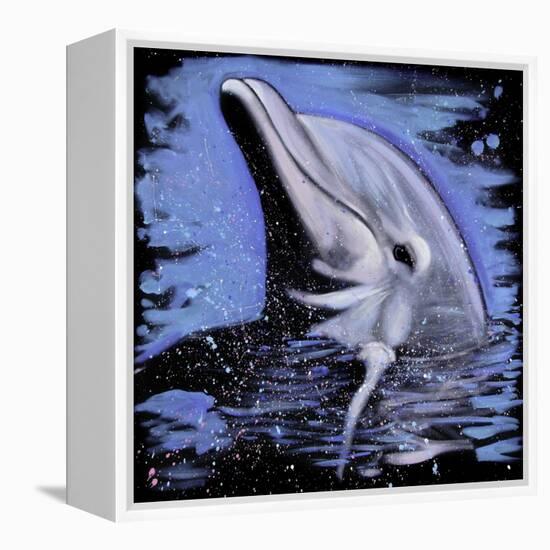 Dolphin-null-Framed Stretched Canvas