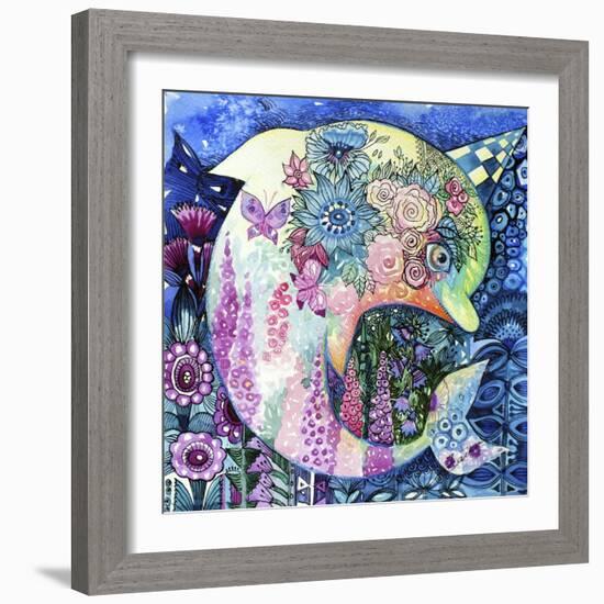 Dolphin-Oxana Zaika-Framed Giclee Print