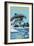 Dolphins Jumping - Fort Myers Beach, Florida-Lantern Press-Framed Premium Giclee Print