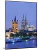 Dom and Gros St. Martin Church, Cologne, Germany, Europe-Charles Bowman-Mounted Photographic Print