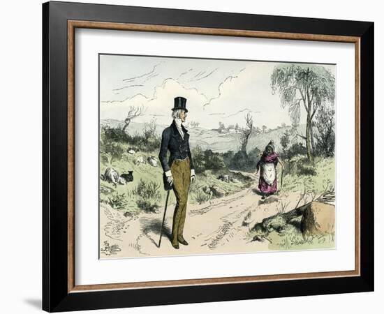 Dombey and Son by Charles Dickens-Frederick Barnard-Framed Giclee Print