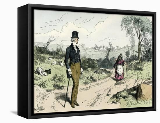 Dombey and Son by Charles Dickens-Frederick Barnard-Framed Premier Image Canvas