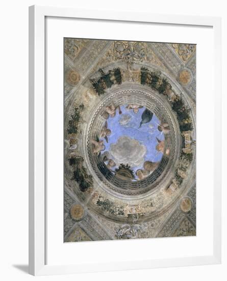 Dome Fresco in Camera Degli Sposi-null-Framed Giclee Print