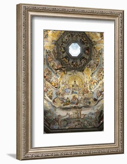 Dome Fresco of the Last Judgement by Giorgio Vasari and Federico Zuccari Inside the Duomo-Stuart Black-Framed Photographic Print