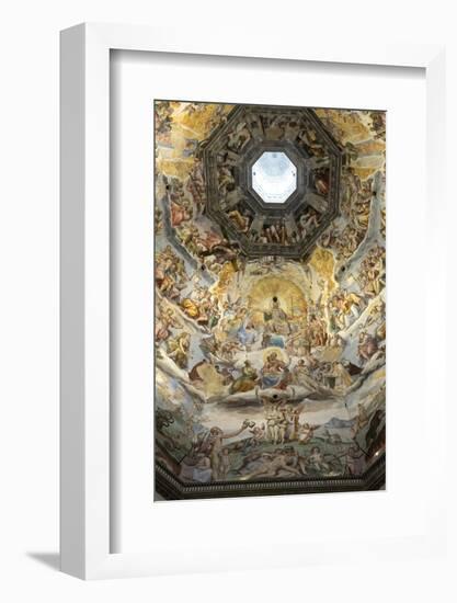 Dome Fresco of the Last Judgement by Giorgio Vasari and Federico Zuccari Inside the Duomo-Stuart Black-Framed Photographic Print