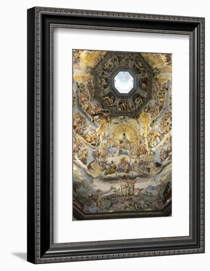 Dome Fresco of the Last Judgement by Giorgio Vasari and Federico Zuccari Inside the Duomo-Stuart Black-Framed Photographic Print