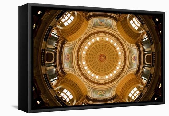 Dome in the Wisconsin State Capitol-Paul Souders-Framed Premier Image Canvas