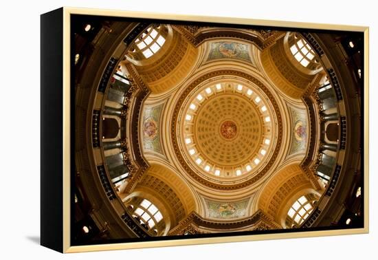 Dome in the Wisconsin State Capitol-Paul Souders-Framed Premier Image Canvas