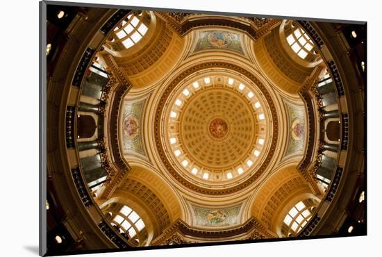 Dome in the Wisconsin State Capitol-Paul Souders-Mounted Photographic Print