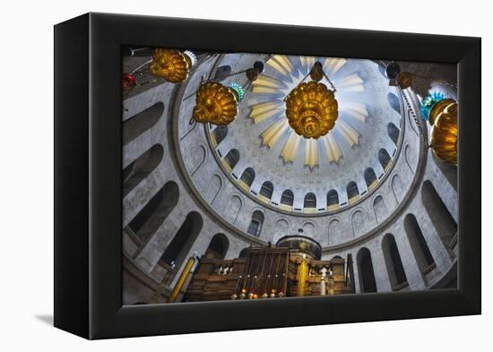 Dome Interior in the Church of the Holy Sepulchre-Jon Hicks-Framed Premier Image Canvas