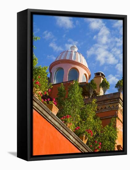 Dome of A Church, San Miguel De Allende, Guanajuato State, Mexico-Julie Eggers-Framed Premier Image Canvas