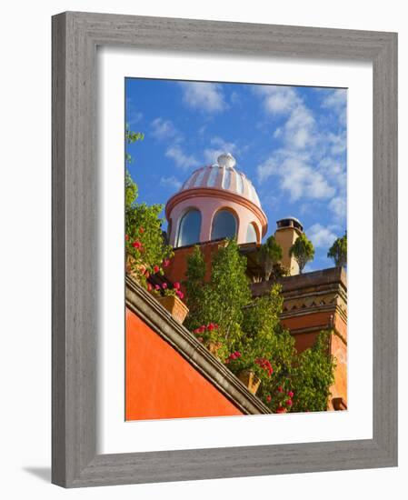 Dome of A Church, San Miguel De Allende, Guanajuato State, Mexico-Julie Eggers-Framed Photographic Print