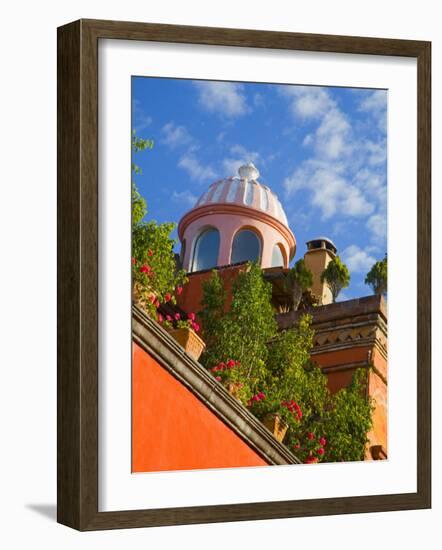 Dome of A Church, San Miguel De Allende, Guanajuato State, Mexico-Julie Eggers-Framed Photographic Print