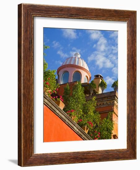 Dome of A Church, San Miguel De Allende, Guanajuato State, Mexico-Julie Eggers-Framed Photographic Print