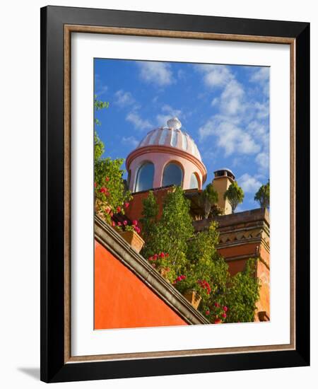 Dome of A Church, San Miguel De Allende, Guanajuato State, Mexico-Julie Eggers-Framed Photographic Print