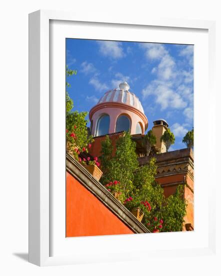 Dome of A Church, San Miguel De Allende, Guanajuato State, Mexico-Julie Eggers-Framed Photographic Print