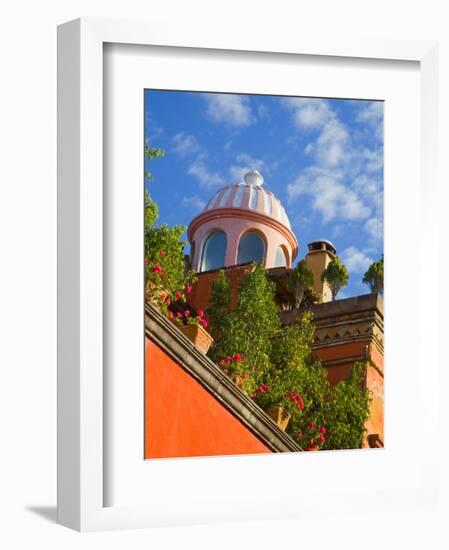 Dome of A Church, San Miguel De Allende, Guanajuato State, Mexico-Julie Eggers-Framed Photographic Print