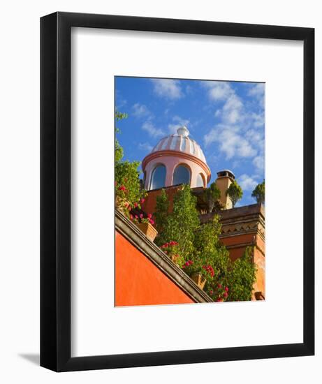 Dome of A Church, San Miguel De Allende, Guanajuato State, Mexico-Julie Eggers-Framed Photographic Print