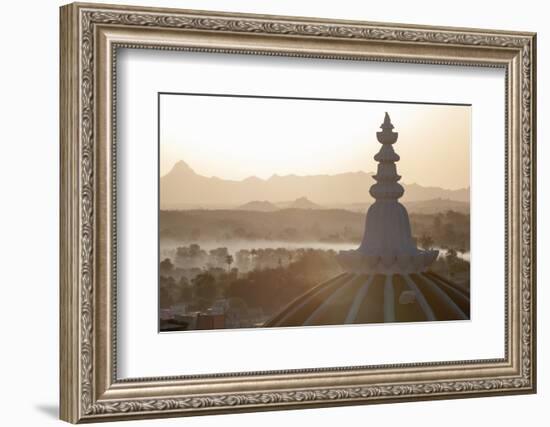 Dome of Deogarh Mahal Palace Hotel at Dawn, Deogarh, Rajasthan, India, Asia-Martin Child-Framed Photographic Print