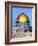 Dome of Rock Above Western Wall Plaza, Old City, UNESCO World Heritage Site, Jerusalem, Israel-Gavin Hellier-Framed Photographic Print