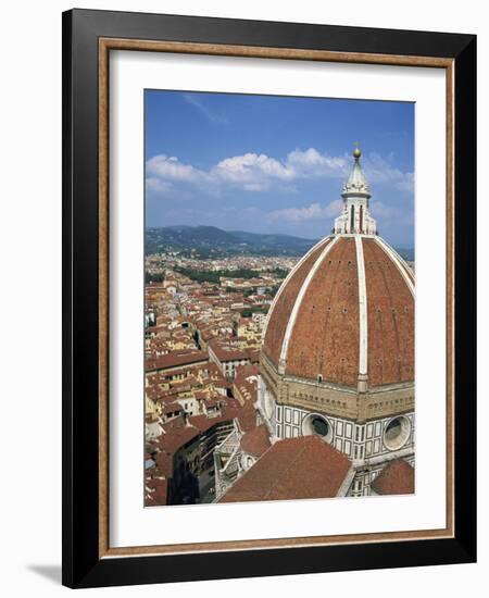 Dome of the Cathedral with the Skyline of Florence, UNESCO World Heritage Site, Tuscany, Italy-Lightfoot Jeremy-Framed Photographic Print