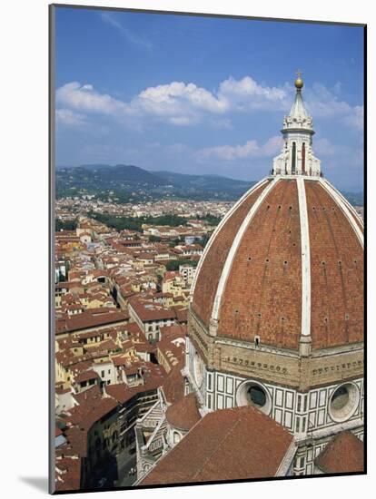 Dome of the Cathedral with the Skyline of Florence, UNESCO World Heritage Site, Tuscany, Italy-Lightfoot Jeremy-Mounted Photographic Print