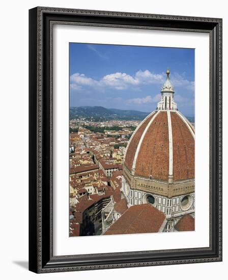 Dome of the Cathedral with the Skyline of Florence, UNESCO World Heritage Site, Tuscany, Italy-Lightfoot Jeremy-Framed Photographic Print