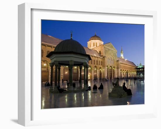 Dome of the Clocks in the Umayyad Mosque, Damascus, Syria-Julian Love-Framed Photographic Print