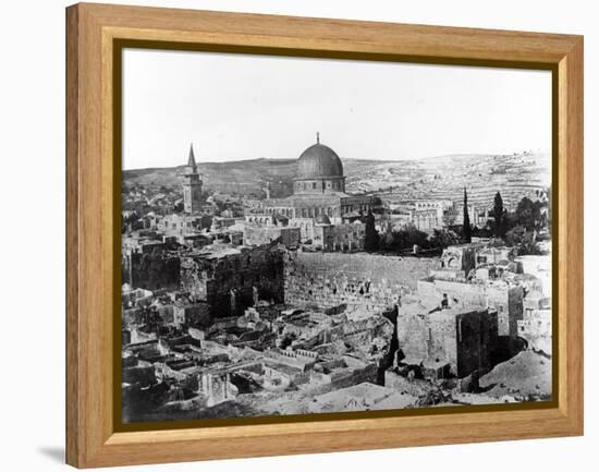 Dome of the Rock, 1857-James Robertson and Felice Beato-Framed Premier Image Canvas