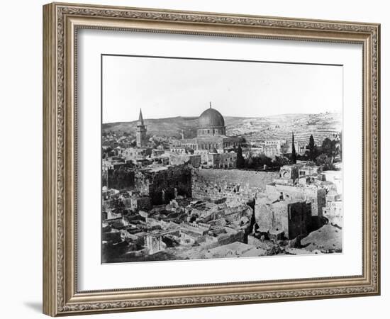 Dome of the Rock, 1857-James Robertson and Felice Beato-Framed Photographic Print