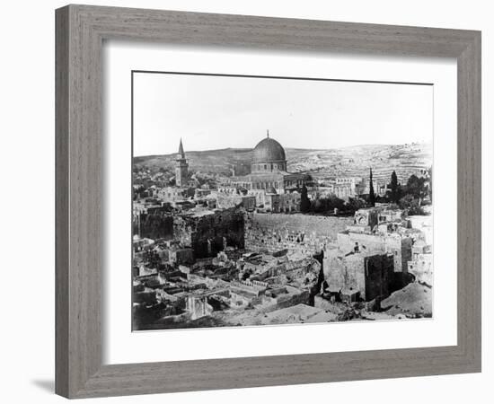 Dome of the Rock, 1857-James Robertson and Felice Beato-Framed Photographic Print