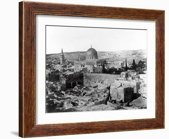 Dome of the Rock, 1857-James Robertson and Felice Beato-Framed Photographic Print
