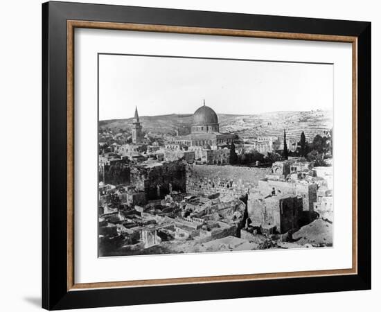 Dome of the Rock, 1857-James Robertson and Felice Beato-Framed Photographic Print