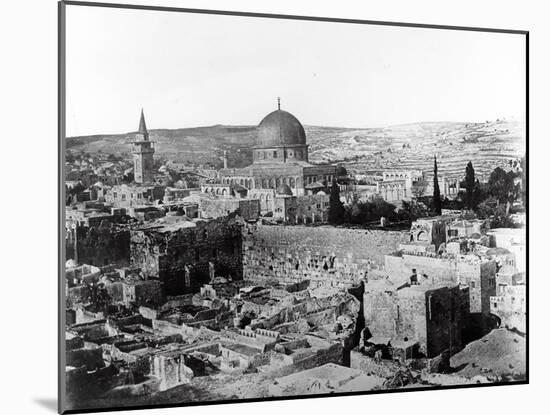 Dome of the Rock, 1857-James Robertson and Felice Beato-Mounted Photographic Print