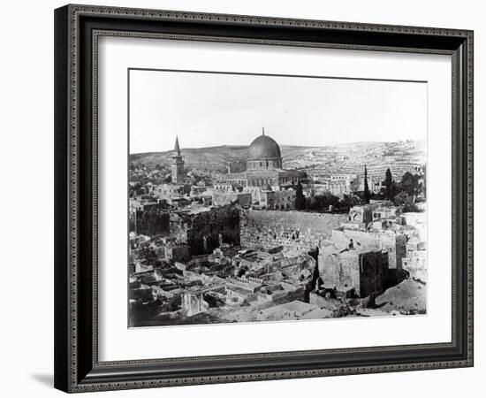 Dome of the Rock, 1857-James Robertson and Felice Beato-Framed Photographic Print