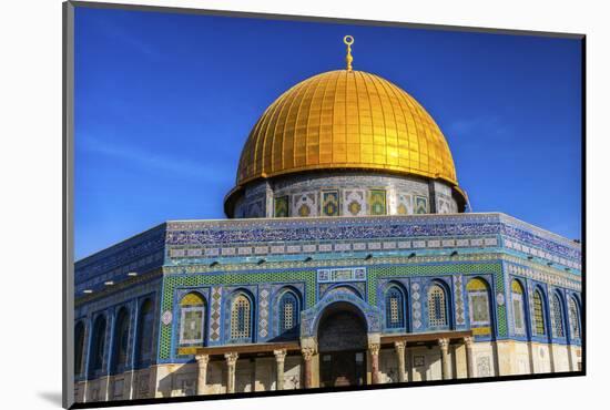 Dome of the Rock Arch, Temple Mount, Jerusalem, Israel-William Perry-Mounted Photographic Print