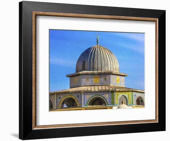 Dome of the Rock Arch, Temple Mount, Jerusalem, Israel-William Perry-Framed Photographic Print