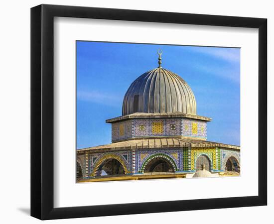 Dome of the Rock Arch, Temple Mount, Jerusalem, Israel-William Perry-Framed Photographic Print