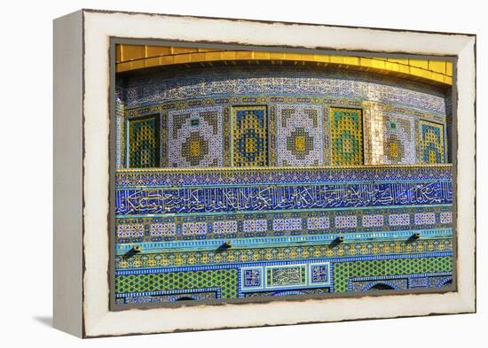 Dome of the Rock Arch, Temple Mount, Jerusalem, Israel-William Perry-Framed Premier Image Canvas