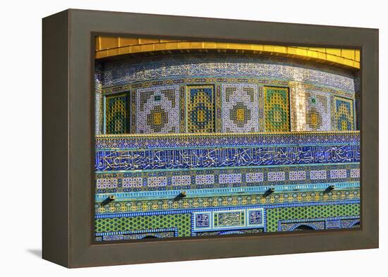 Dome of the Rock Arch, Temple Mount, Jerusalem, Israel-William Perry-Framed Premier Image Canvas