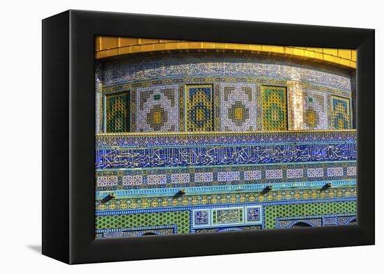 Dome of the Rock Arch, Temple Mount, Jerusalem, Israel-William Perry-Framed Premier Image Canvas