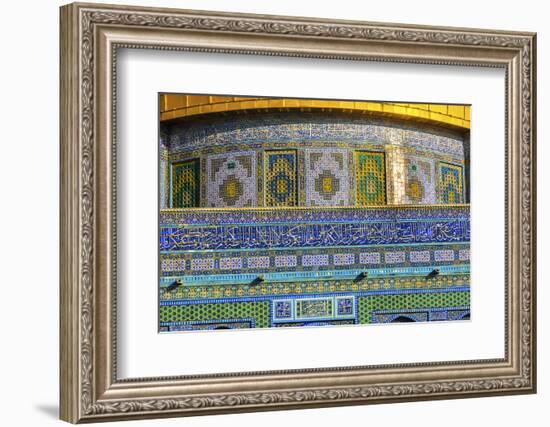 Dome of the Rock Arch, Temple Mount, Jerusalem, Israel-William Perry-Framed Photographic Print