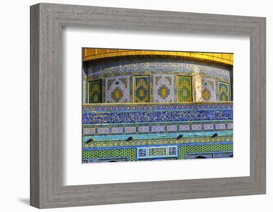 Dome of the Rock Arch, Temple Mount, Jerusalem, Israel-William Perry-Framed Photographic Print