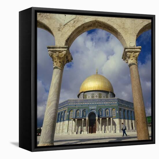 Dome of the Rock, Jerusalem, Israel, Middle East-Robert Harding-Framed Premier Image Canvas