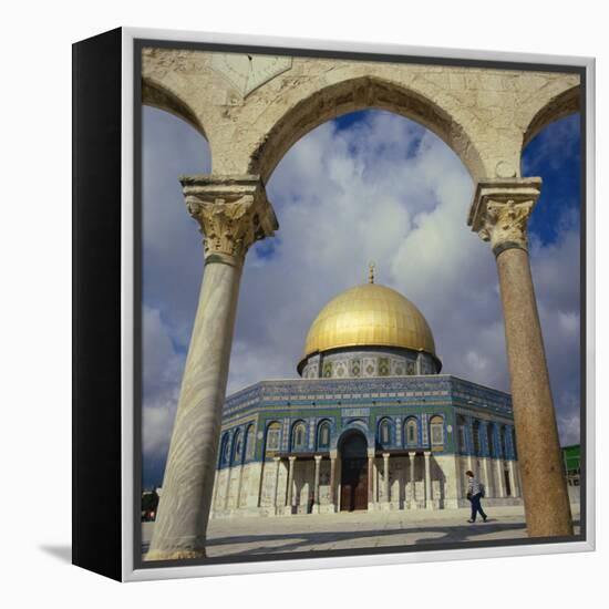 Dome of the Rock, Jerusalem, Israel, Middle East-Robert Harding-Framed Premier Image Canvas
