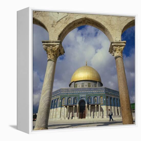 Dome of the Rock, Jerusalem, Israel, Middle East-Robert Harding-Framed Premier Image Canvas