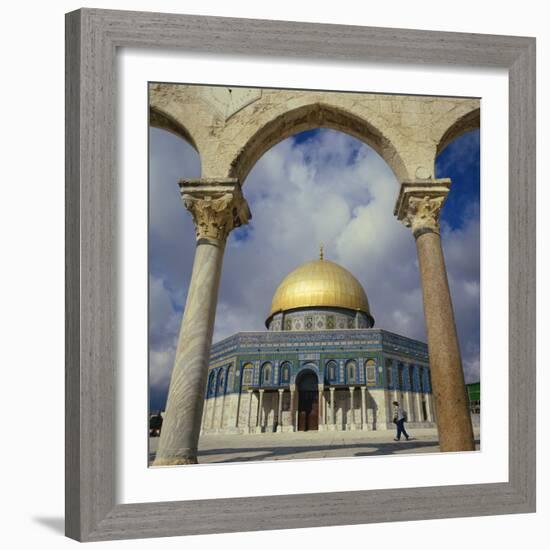 Dome of the Rock, Jerusalem, Israel, Middle East-Robert Harding-Framed Photographic Print