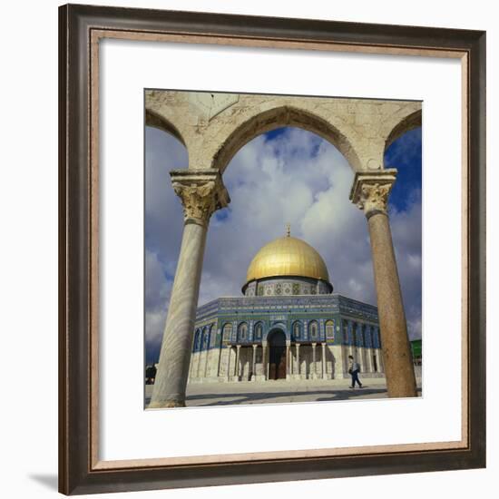 Dome of the Rock, Jerusalem, Israel, Middle East-Robert Harding-Framed Photographic Print