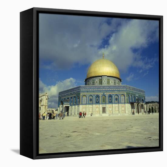 Dome of the Rock, Jerusalem, Israel, Middle East-Robert Harding-Framed Premier Image Canvas