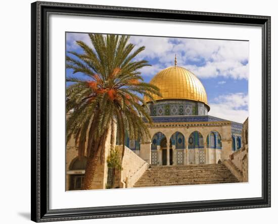 Dome of the Rock, Jerusalem, Israel, Middle East-Michael DeFreitas-Framed Photographic Print